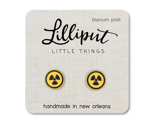 Lilliput Rad Symbol Earrings