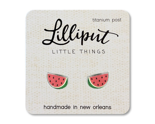 Lilliput Watermelon Earrings