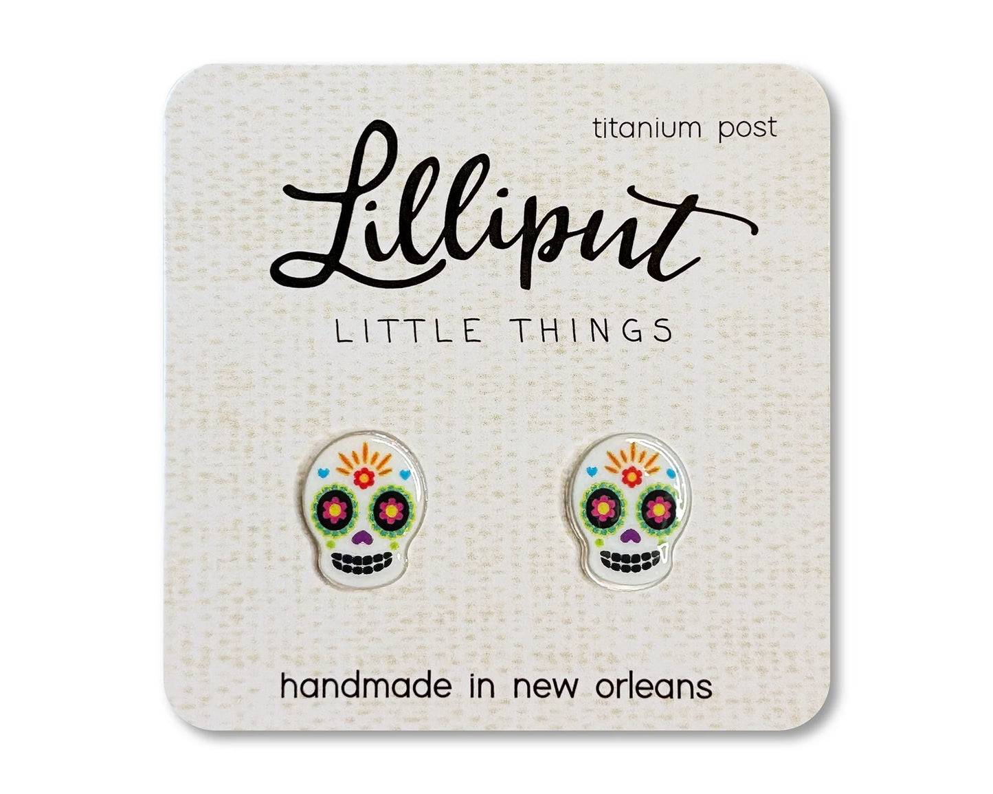 Lilliput Sugar Skull Earrings