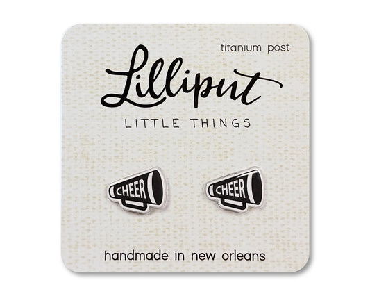 Lilliput Cheer Megaphone Earrings