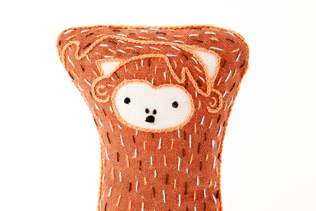 Monkey Embroidery Kit