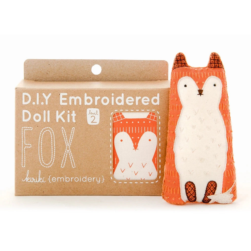 Fox Embroidery Kit