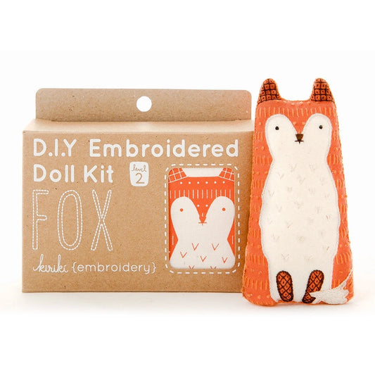 Fox Embroidery Kit
