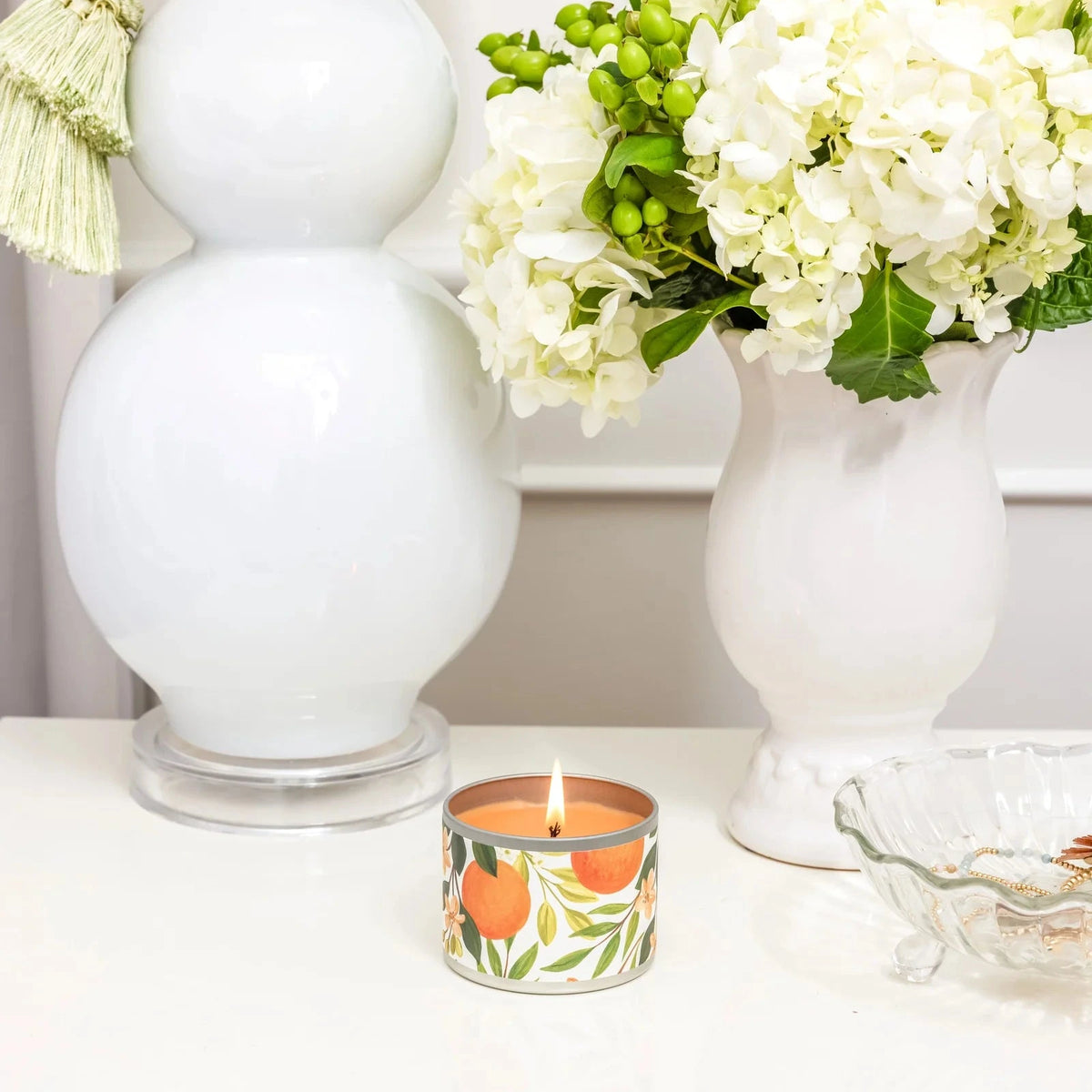 Orange & Honey Tin Candle