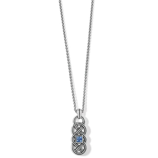 Interlok Lustre Necklace Blue