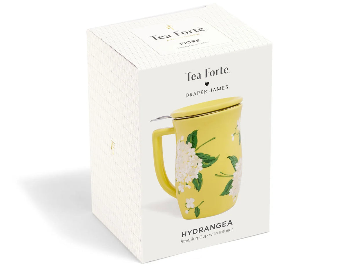 Fiore Hydrangea by Draper James Steeping Cup with Infuser