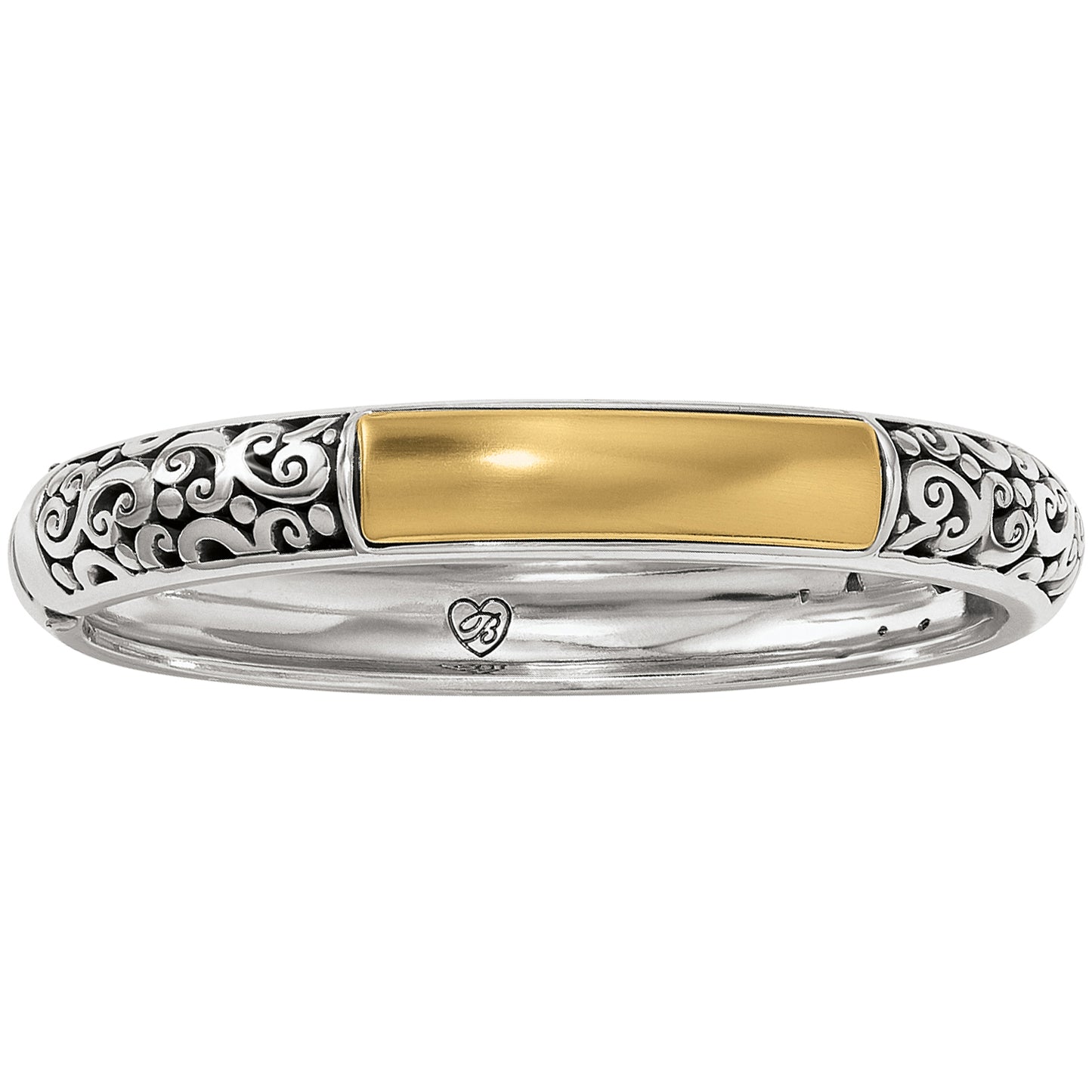 Catania Hinged Bangle Gold/Silver