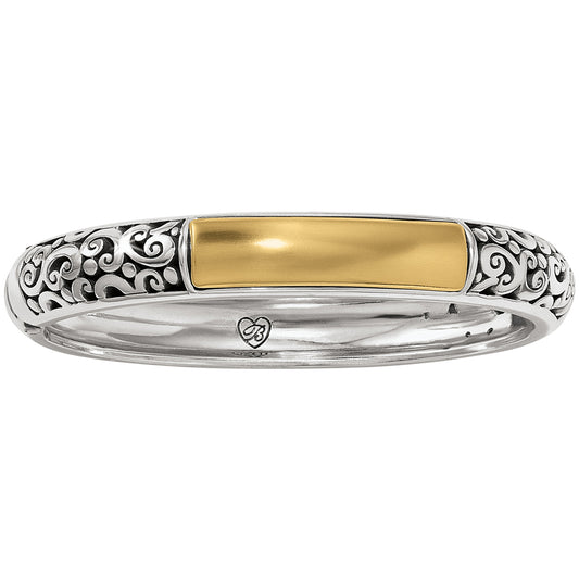 Catania Hinged Bangle Gold/Silver