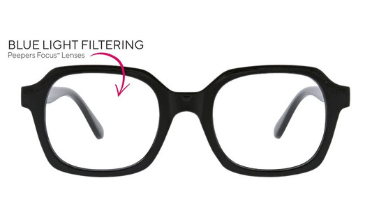 Peepers Readers Jet Set Black
