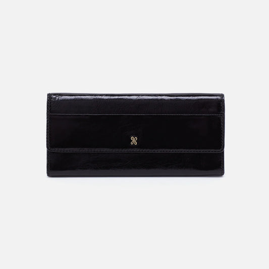 Jill Large Trifold Wallet Black