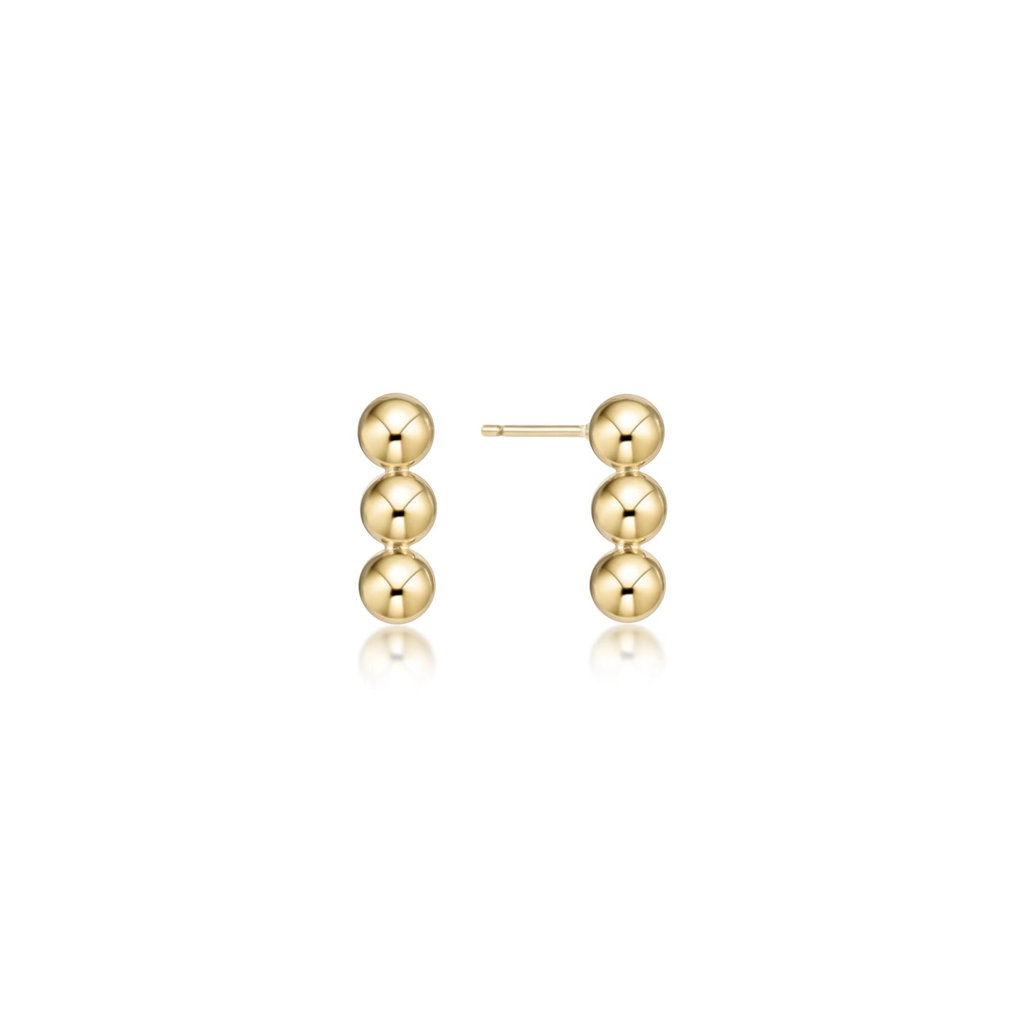 Joy Stud 4mm Gold Earrings