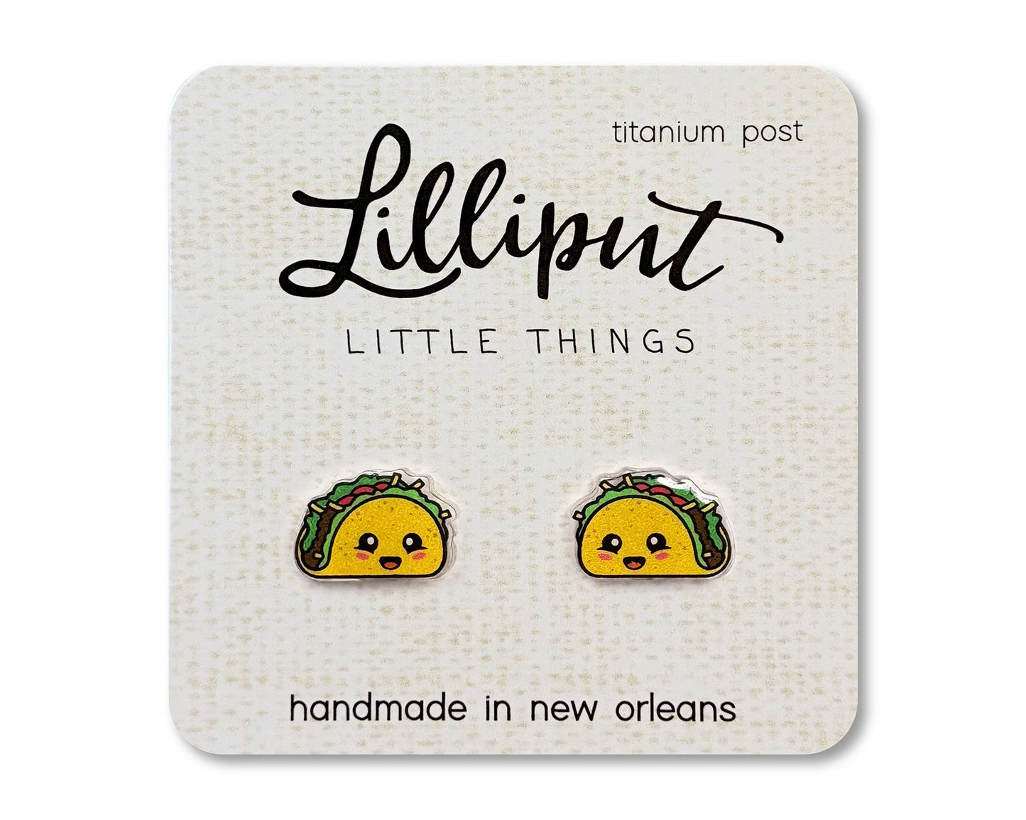Lilliput Kawaii Taco Earrings
