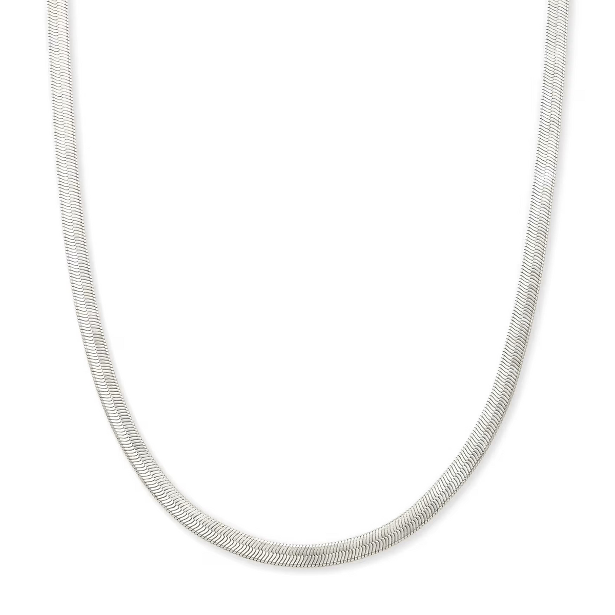 Kassie Chain Necklace in Silver