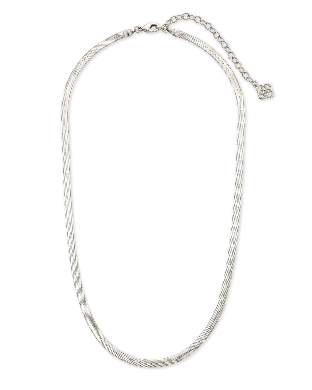 Kassie Chain Necklace in Silver
