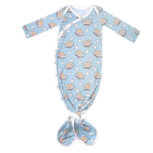 Newborn Knotted Gown S'mores