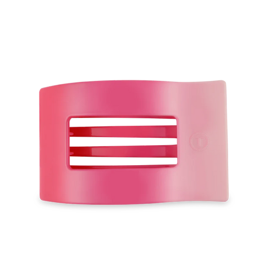 Teleties Large Flat Rectangle Hair Clip Kiss & Tell