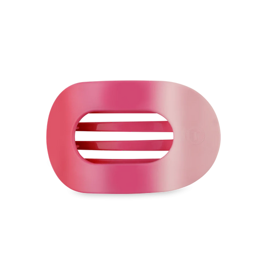 Teleties Medium Flat Round Clip Kiss & Tell