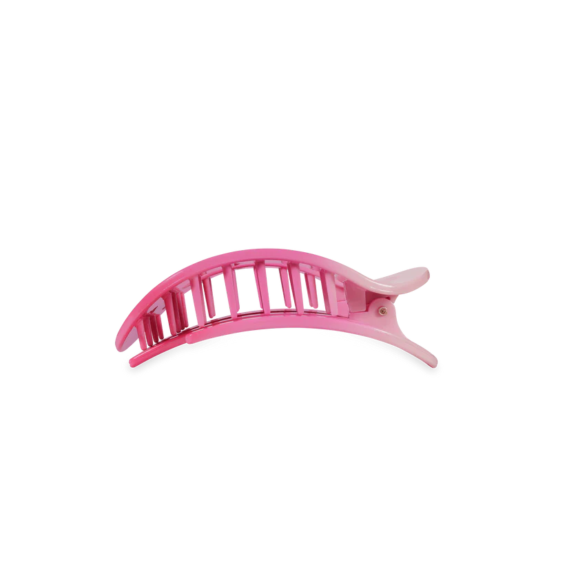 Teleties Small Flat Round Clip Kiss & Tell