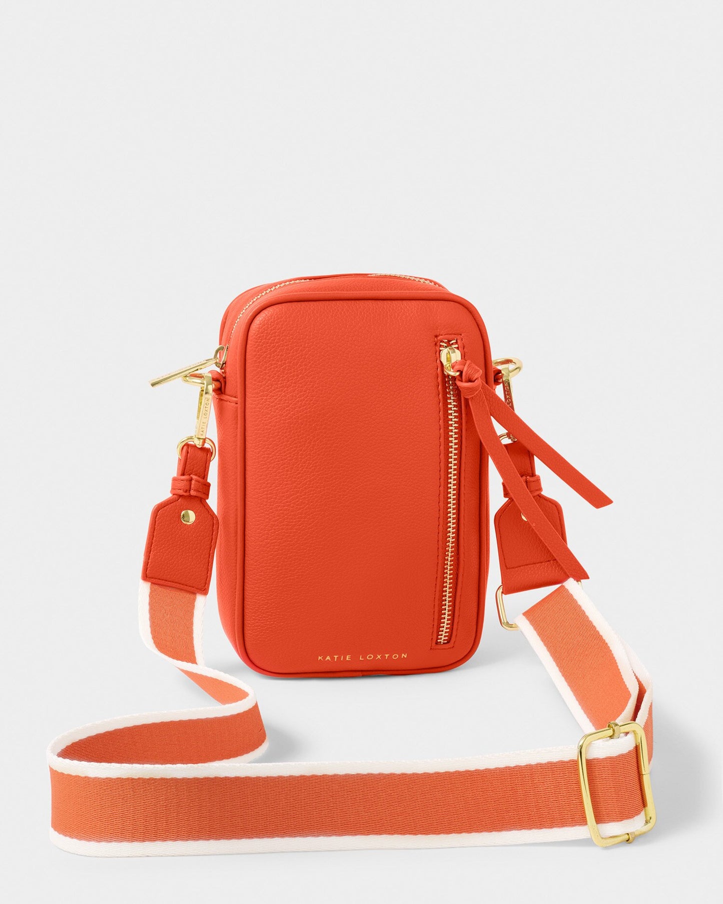 Hallie Small Crossbody Bag Deep Orange