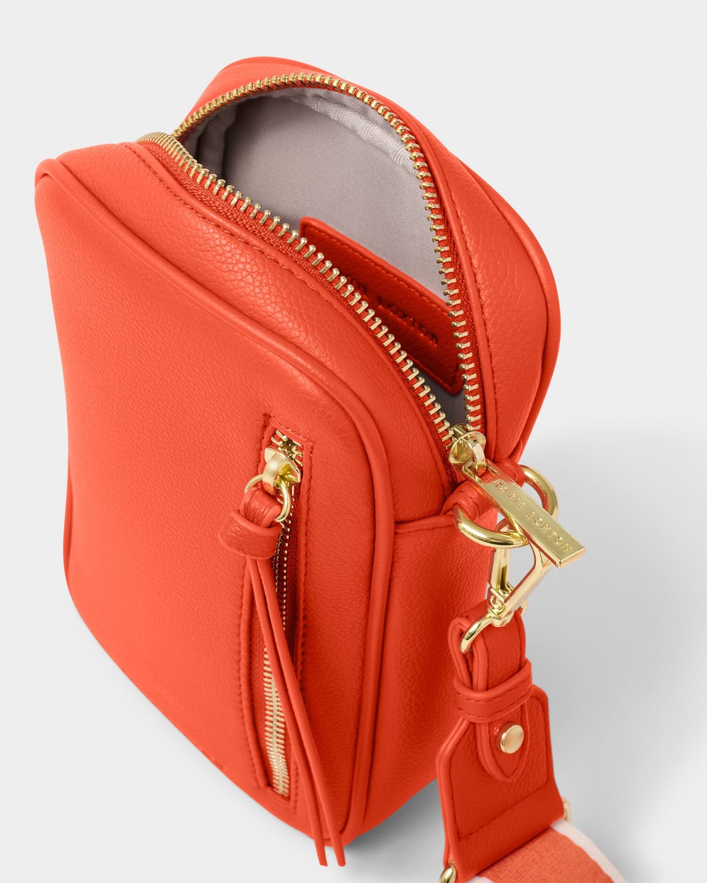 Hallie Small Crossbody Bag Deep Orange