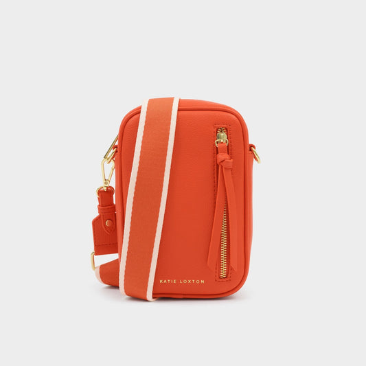 Hallie Small Crossbody Bag Deep Orange