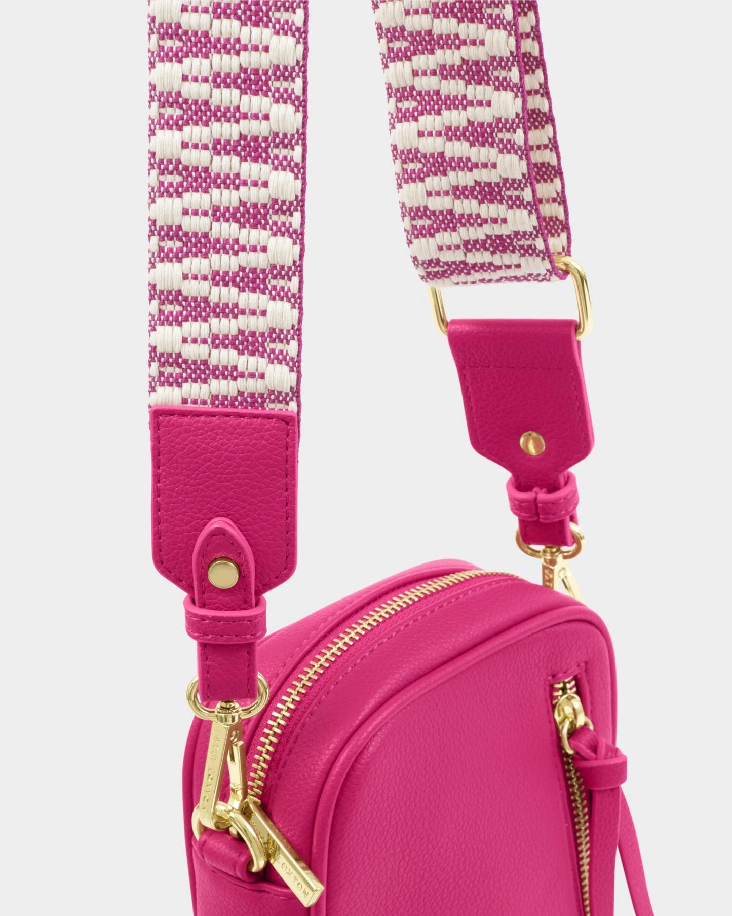 Hallie Small Crossbody Bag Fuchsia