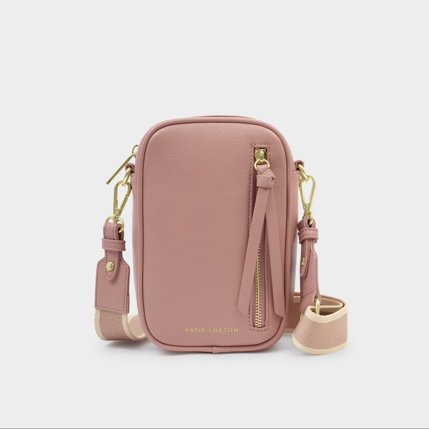 Hallie Small Crossbody Bag Pink Heather