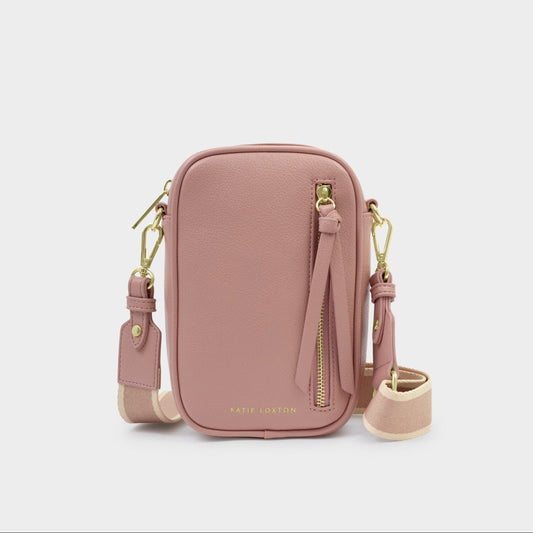 Hallie Small Crossbody Bag Pink Heather