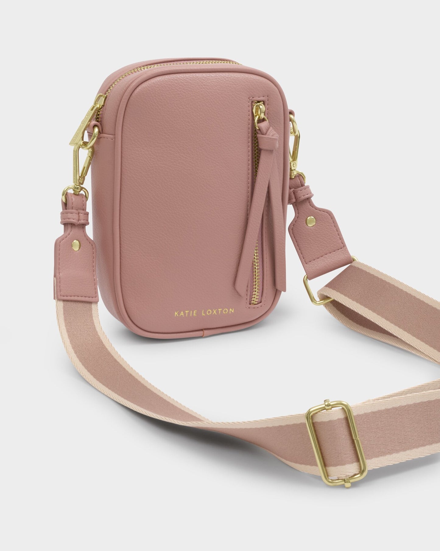 Hallie Small Crossbody Bag Pink Heather