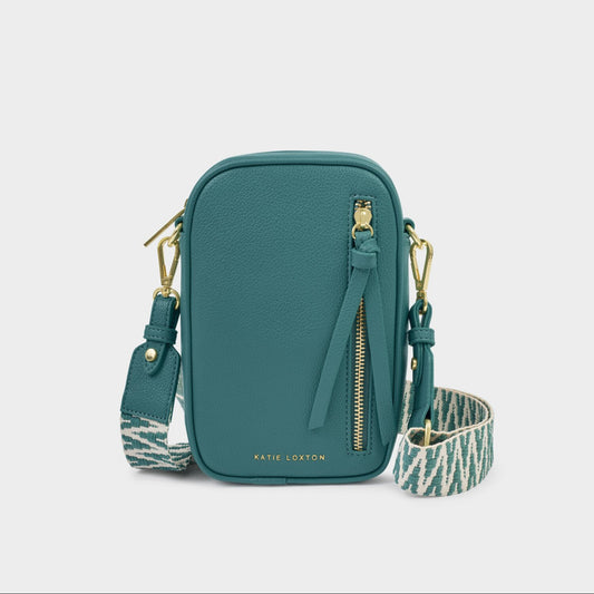 Hallie Small Crossbody Bag Teal