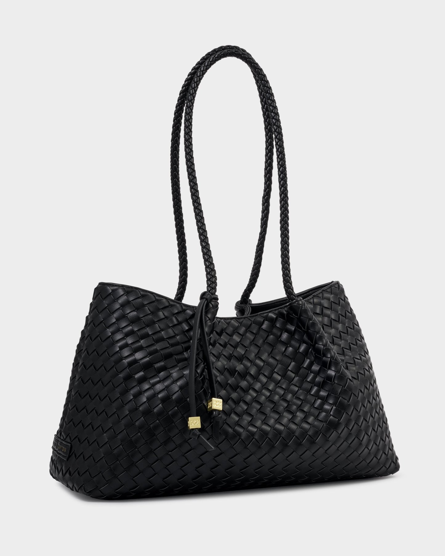 Nova Small Shoulder Tote Black