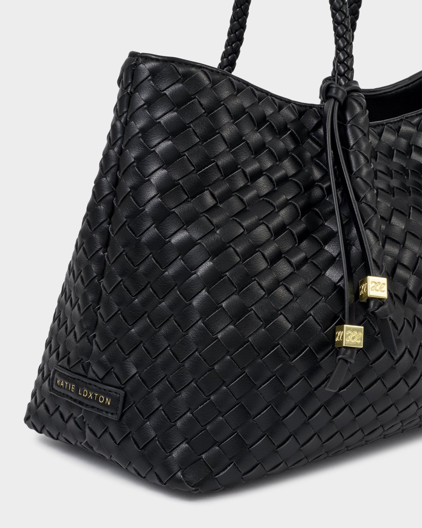 Nova Small Shoulder Tote Black