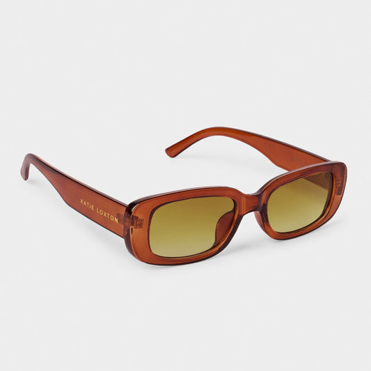 Venice Sunglasses in Amber Transparent