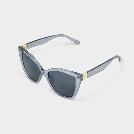 Mykonos Oversized Cat-Eye Sunglasses Blue