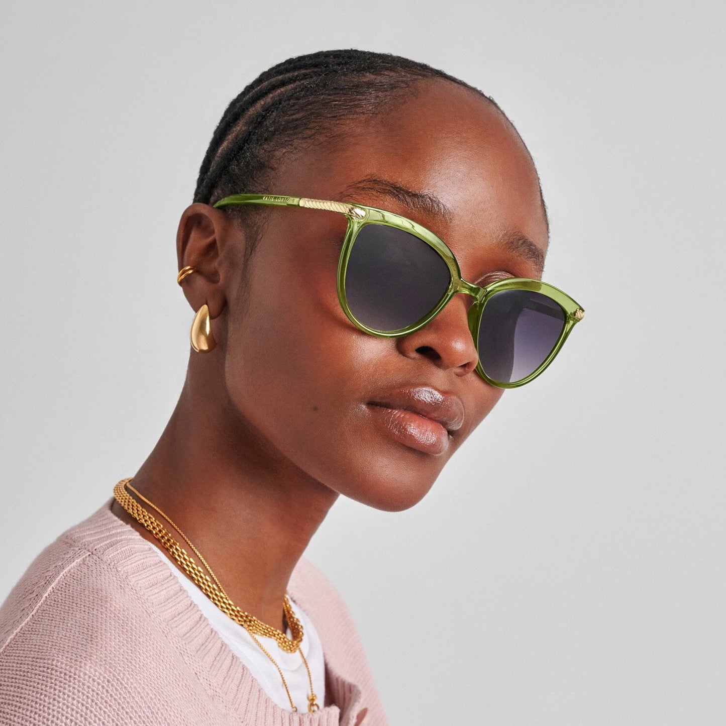 Ravello Round Sunglasses Green