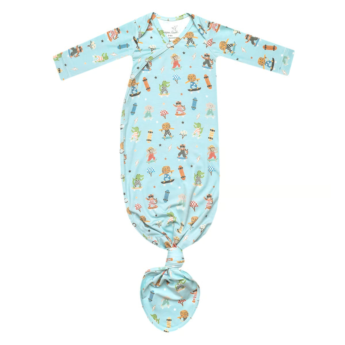 Newborn Knotted Gown Tanner