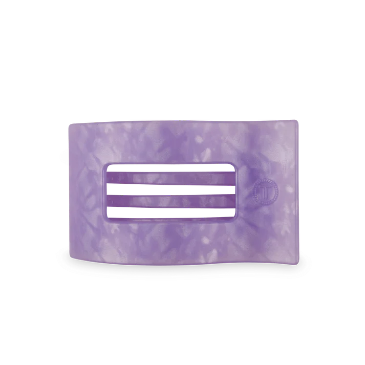 Lavender Mist Medium Flat Rectangle Hair Clip