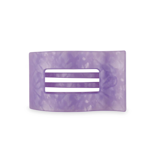 Lavender Mist Medium Flat Rectangle Hair Clip