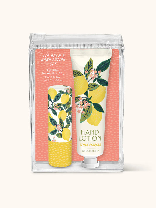 Lip Balm & Hand Lotion Set Lemon Tree