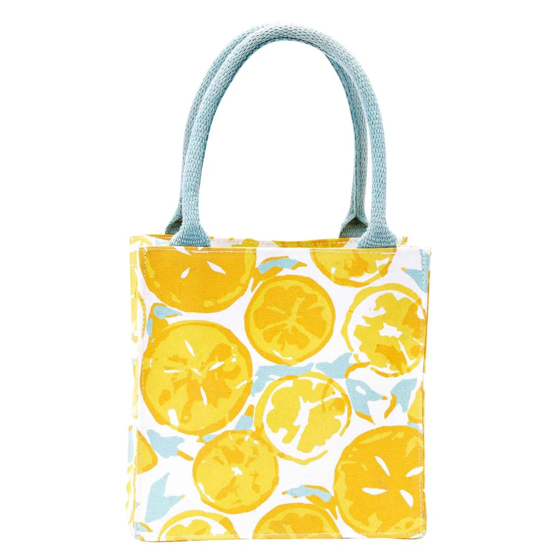 Lemon Slices Itsy Bitsy Tote Canvas