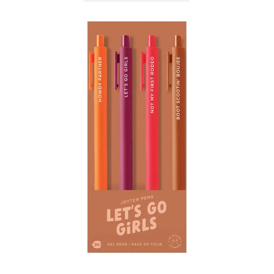 Let's Go Girls Jotter Set 4-Pack