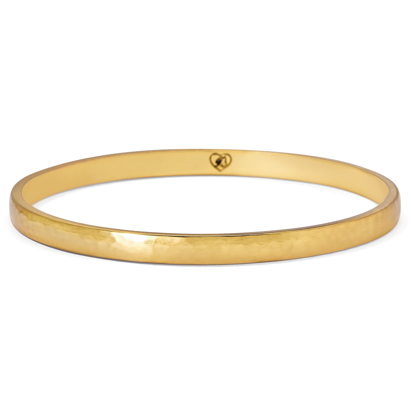 Mars Narrow Bangle Brushed Gold