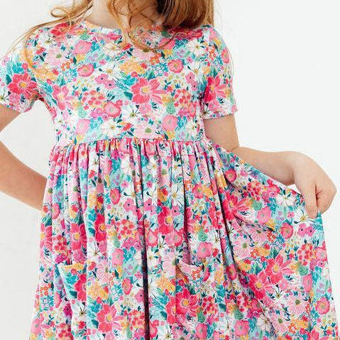 Petal Promises S/S Pocket Twirl Dress