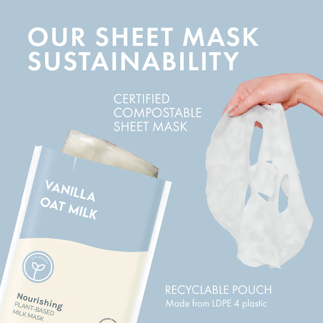 Vanilla Oat Milk Face Sheet Mask