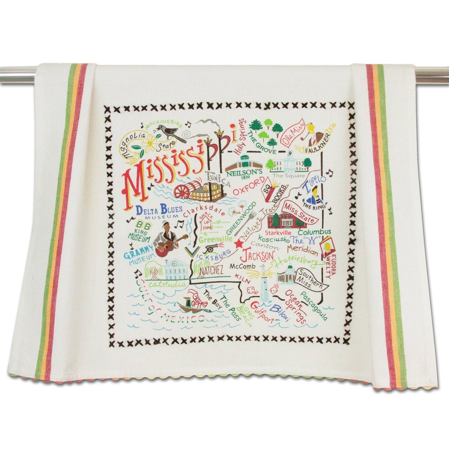 Catstudio Dish Towel Mississippi