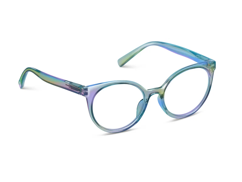 Peepers Readers Moonstone Blue Iridescent