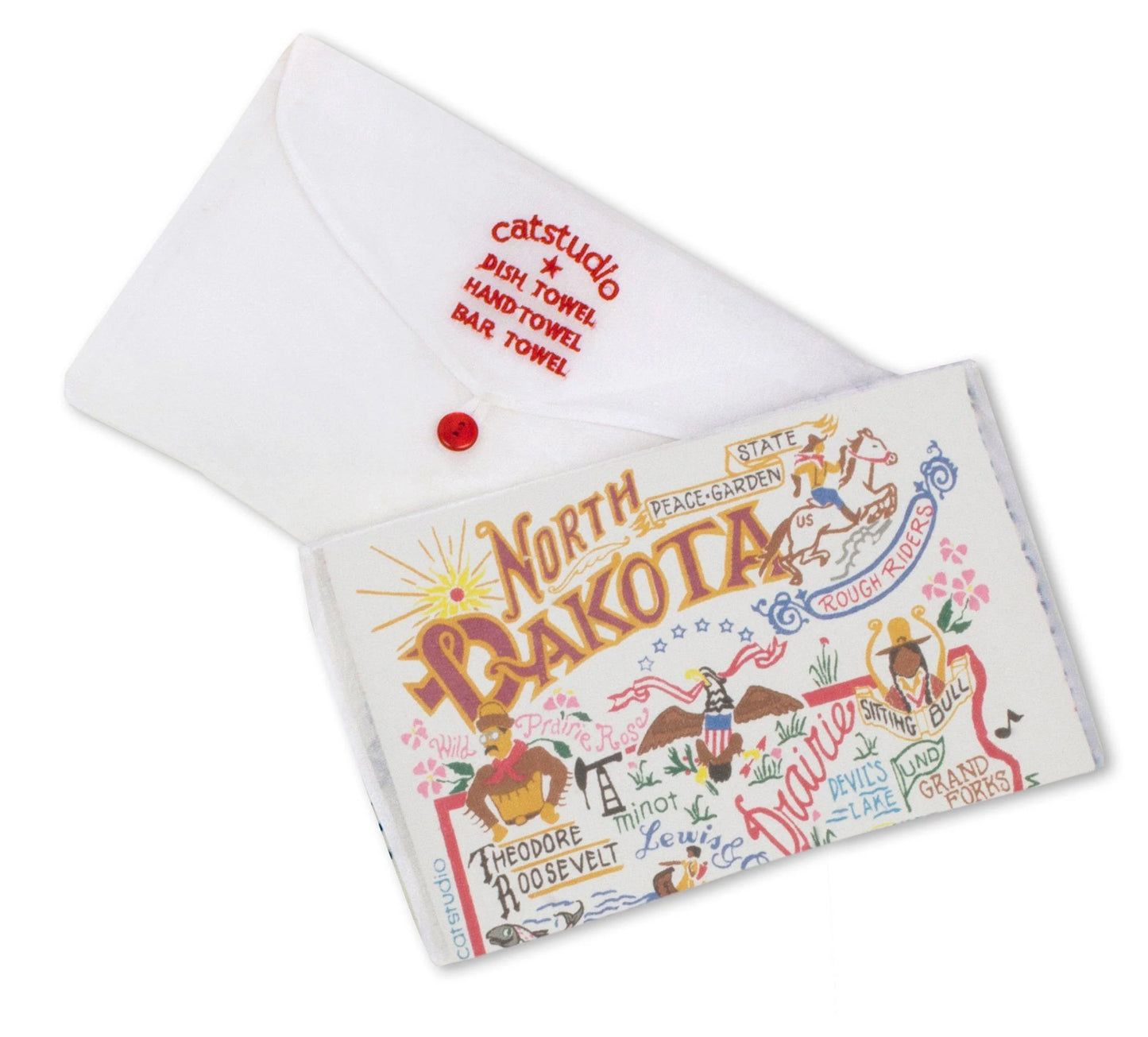 Catstudio Dish Towel North Dakota