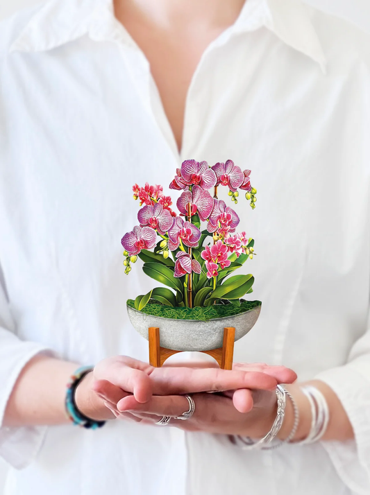 Mini Orchid Oasis Pop-up Card