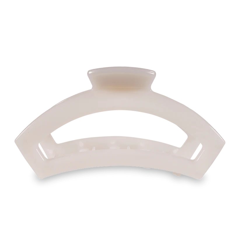 Coconut White Open Large Claw Hair Clip