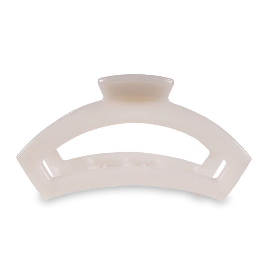 Coconut White Open Large Claw Hair Clip